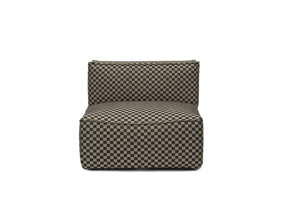Ferm Living Catena Sofa Center S100 - Check - Sand/Black — фото 2