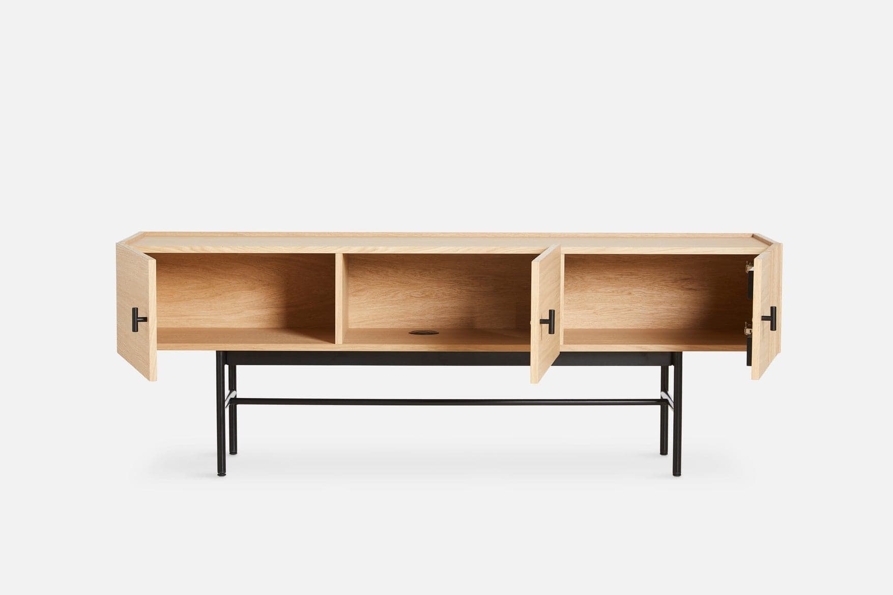 WOUD Array low sideboard (150 cm) - White pigmented oak — фото 4