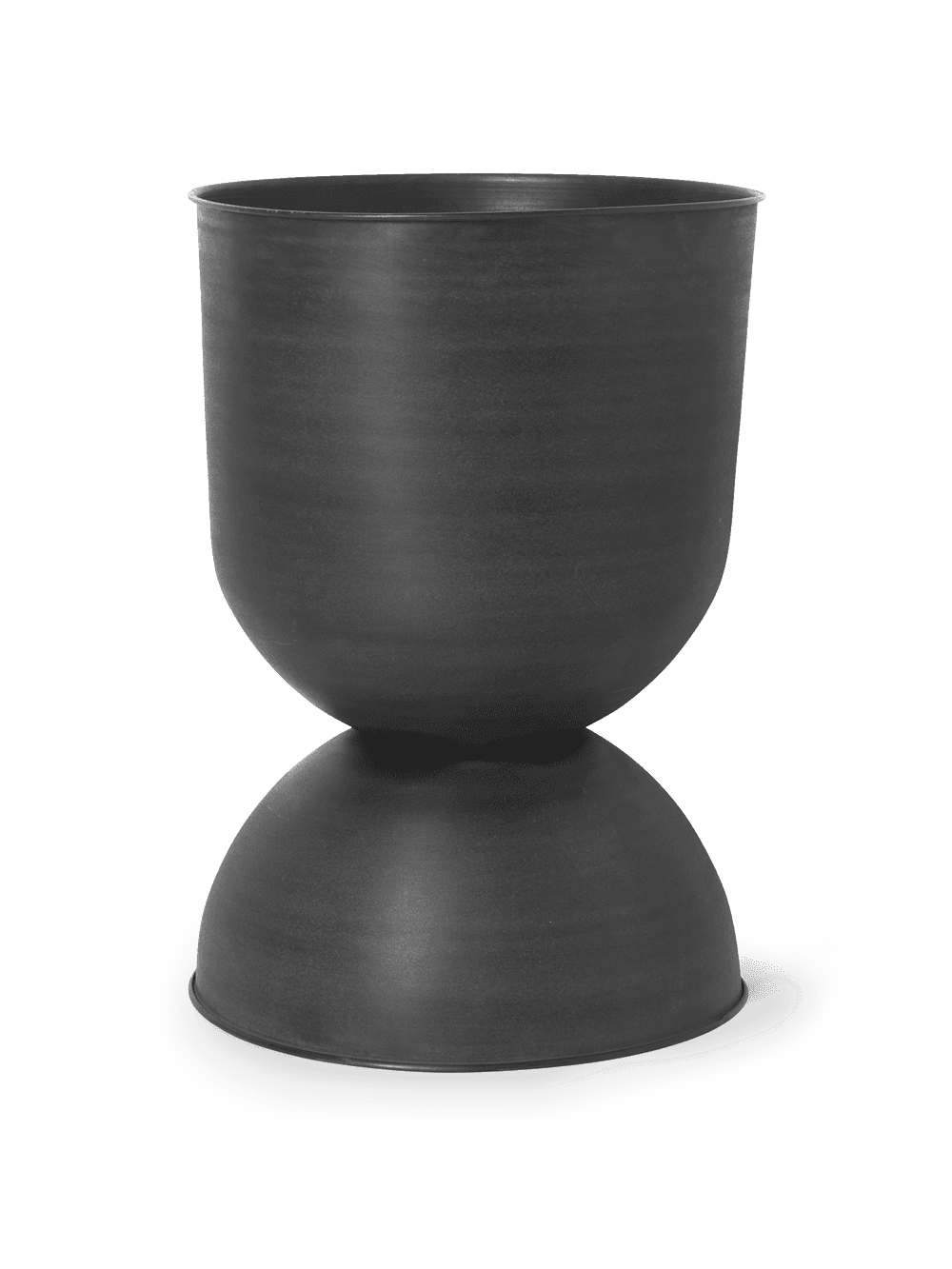 Ferm Living Hourglass Pot - Large - Black — фото 2