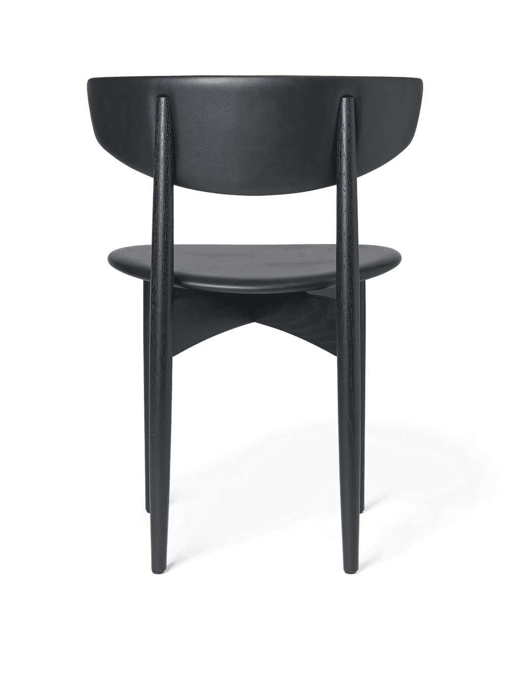 Ferm Living Herman Dining Chair - Upholstered - Vegea - Black Ash/Black — фото 4