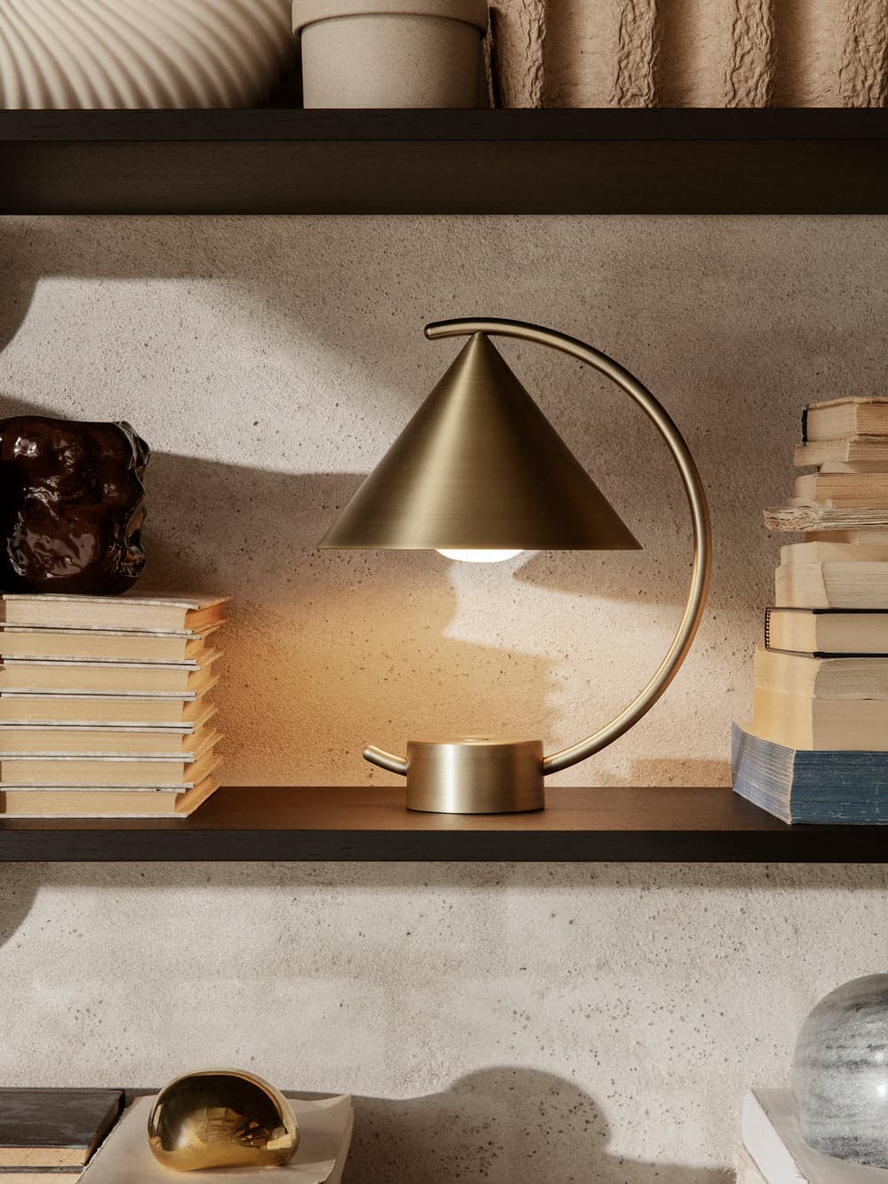 Ferm Living Meridian Lamp - Brass — фото 3