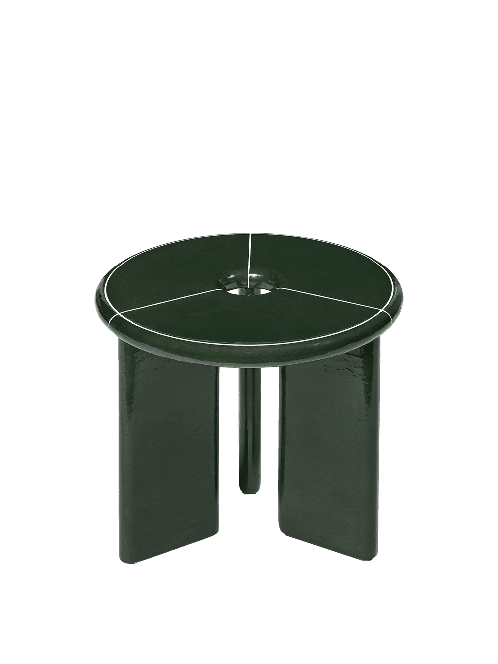 Ferm Living Deya Side Table - Dark Green — фото 8