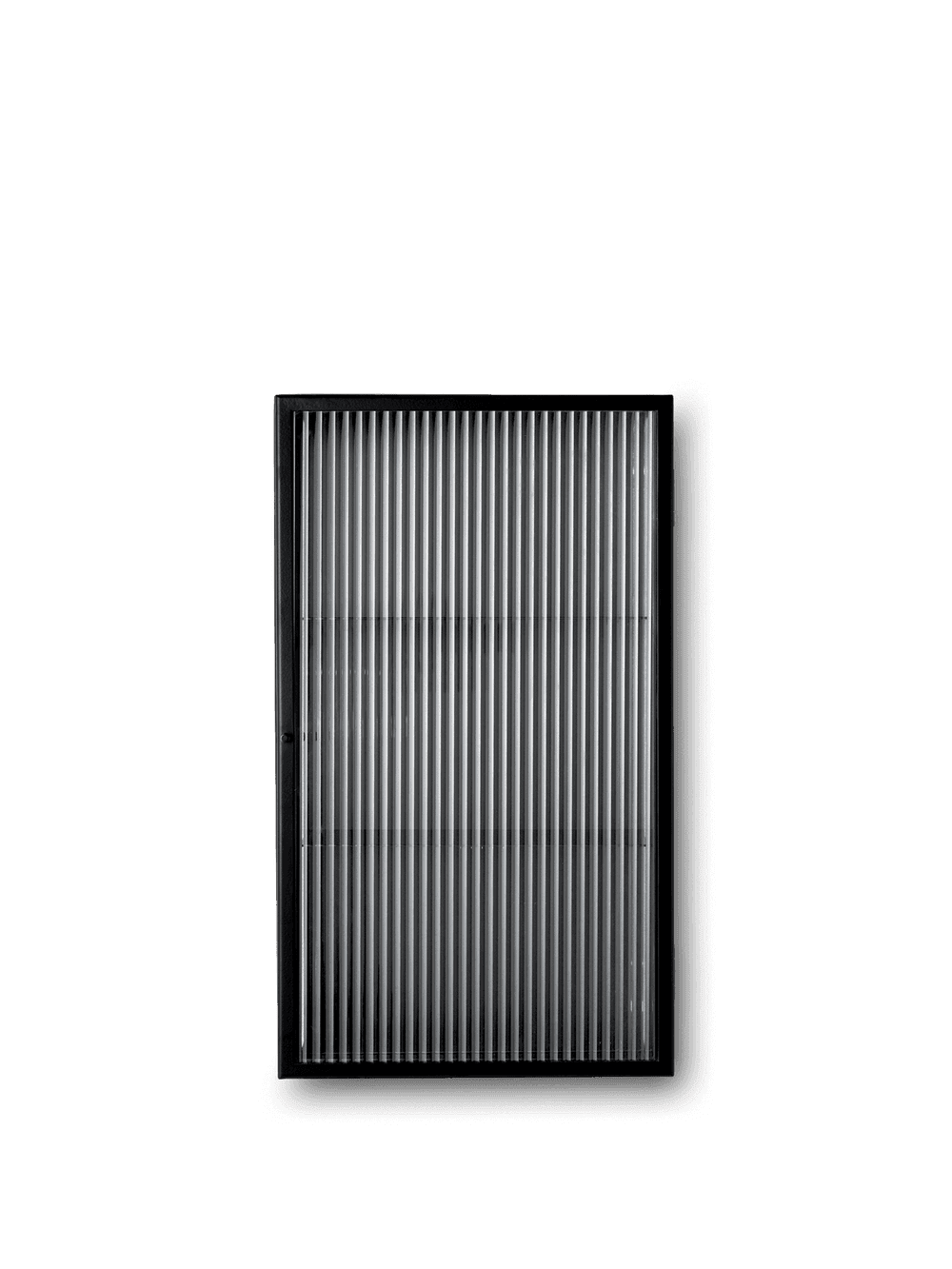 Ferm Living Haze Wall Cabinet - Reeded Glass - Black — фото 2