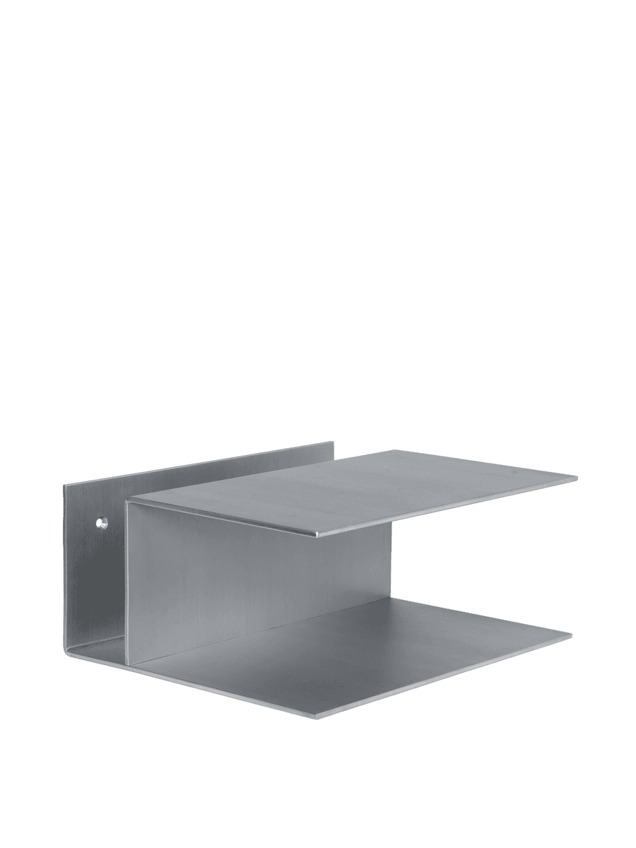 Ferm Living Lager Bedside Table - Aluminium