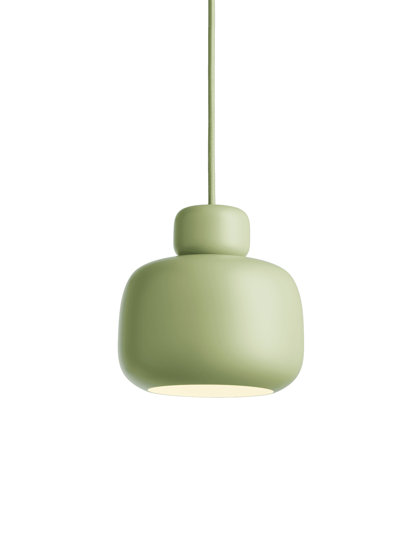 WOUD Stone pendant (Small) - Matcha green — фото 2
