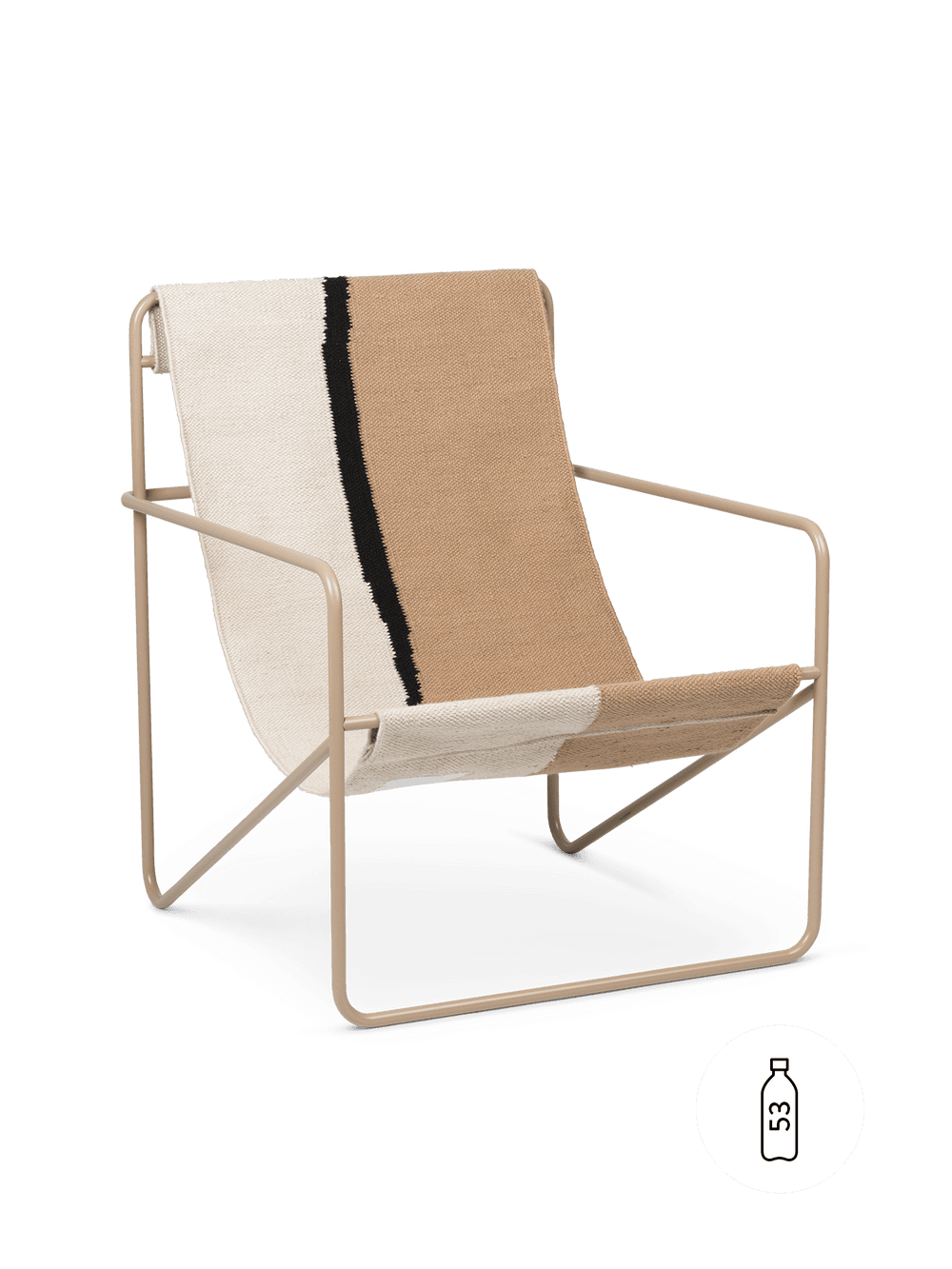 Ferm Living Desert Lounge Chair - Cashmere - Soil — фото 2