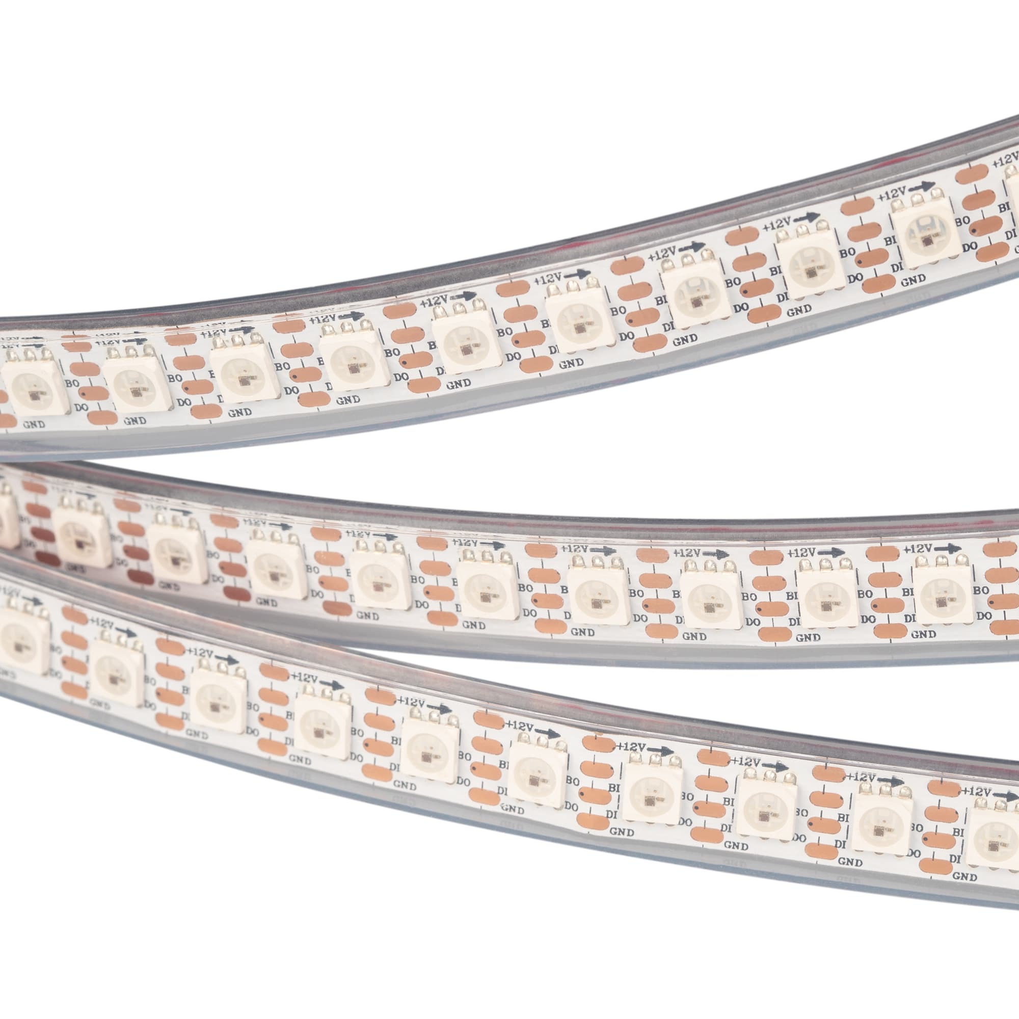 Светодиодная лента SPI-5000P-RAM-5060-100 12V Cx1 RGB-Auto (12mm, 14.4W/m, IP66)) (Arlight, Закрытый, IP66) 028344(1)