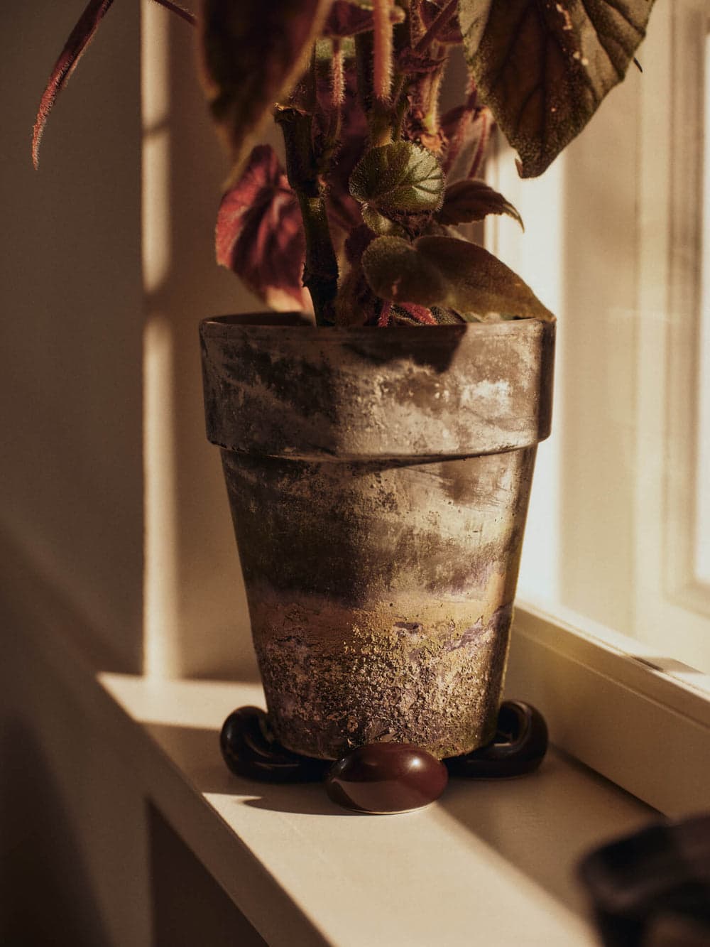 Ferm Living Nube Planter Feet - Set of 4 - Carob Brown — фото 3