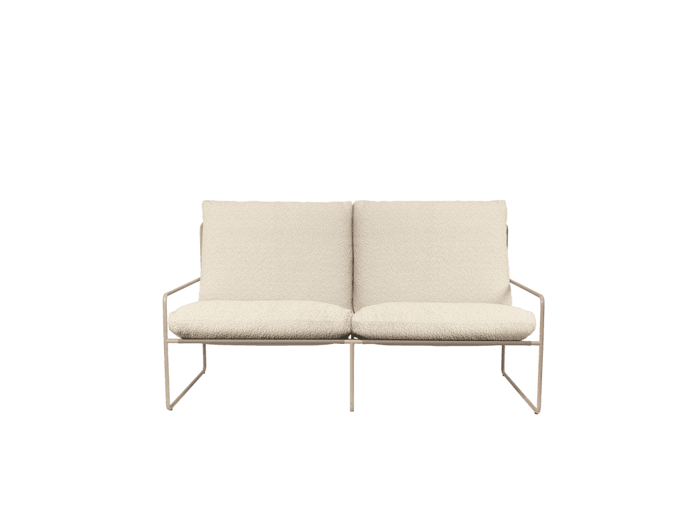 Ferm Living Desert 2-seater - Cashmere - Pure Bouclé - Off-White — фото 2