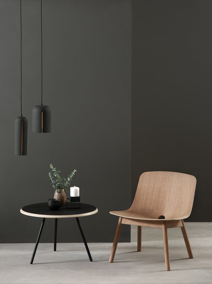 WOUD Soround coffee table - Black (Ø60xH40,50) — фото 3