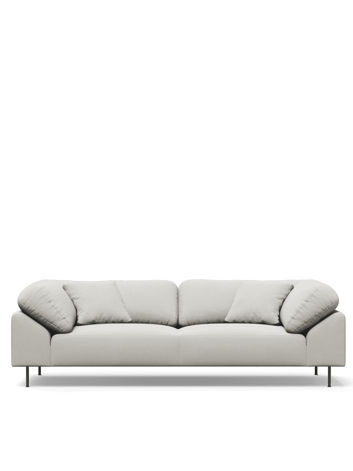WOUD Collar 2.5-seater - Off white bouclé — фото 2