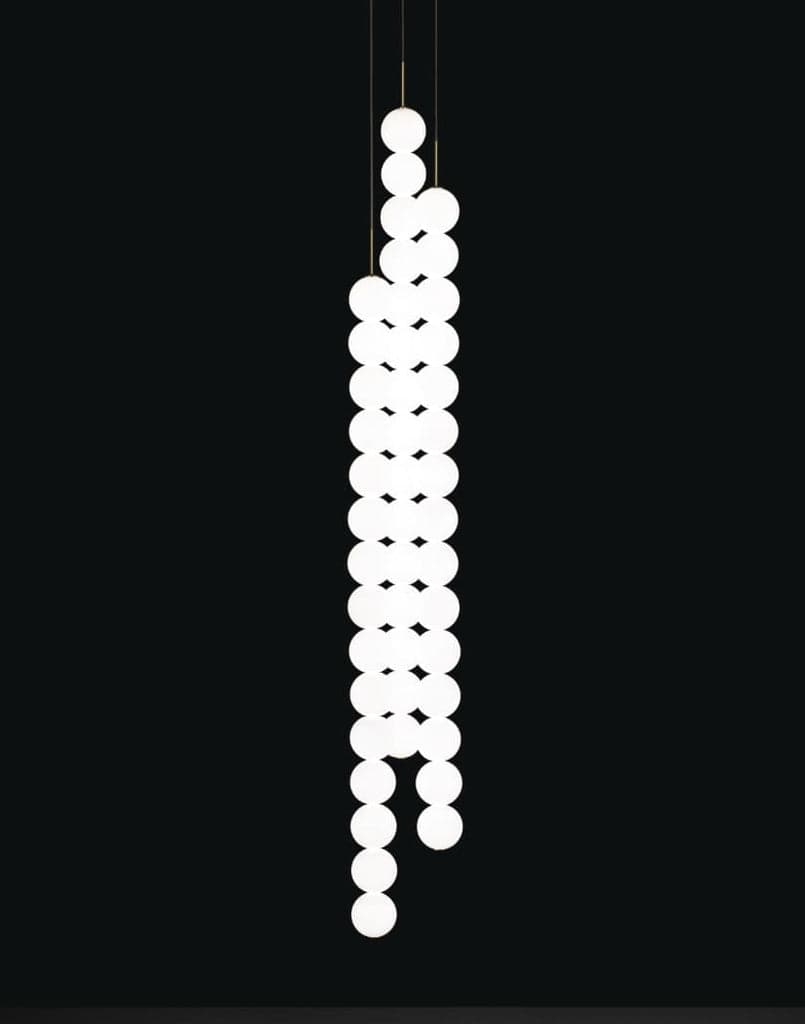 Terzani Abacus 3 round multi light pendant — фото 6