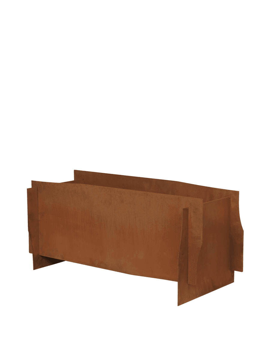 Ferm Living Lapel Planter - Rectangular - Rust