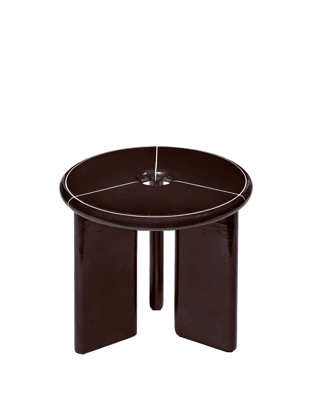 Ferm Living Deya Side Table - Chestnut Brown — фото 6