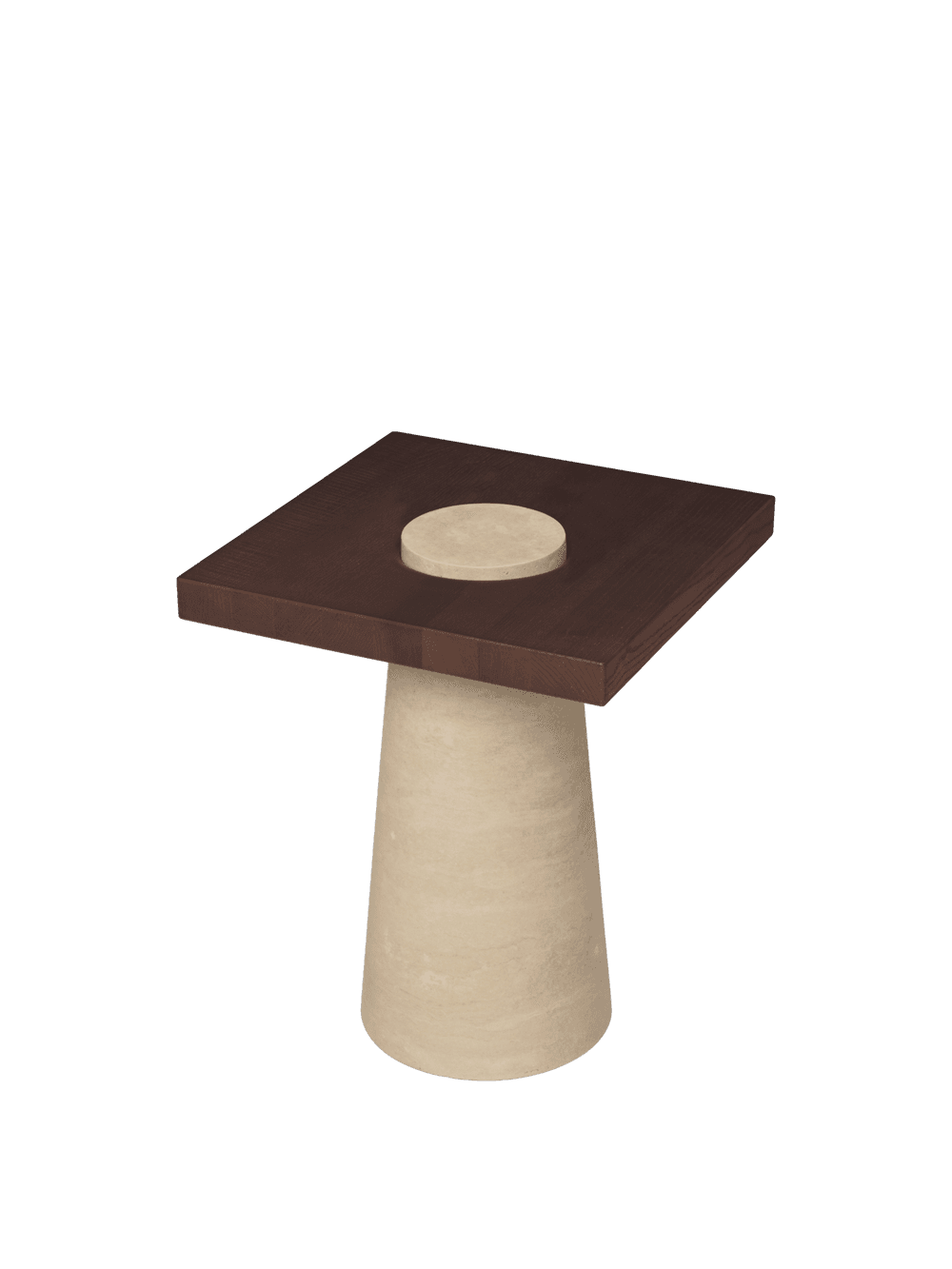Ferm Living Grova Side Table - Travertine — фото 4