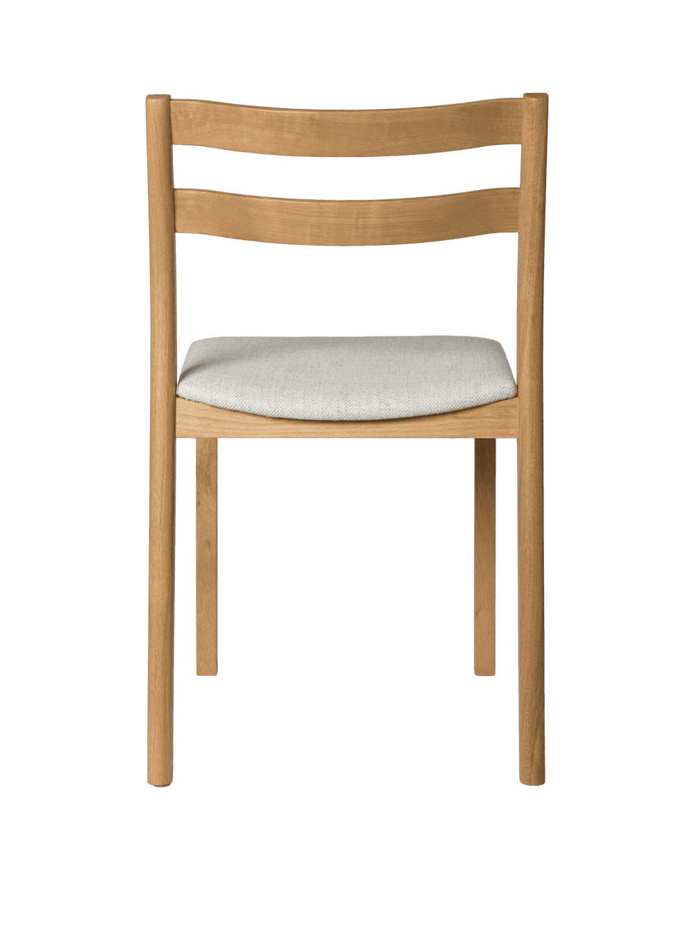 Ferm Living Boda Dining Chair - Upholstered Seat - Staple - Natural Oak/Off-White — фото 4