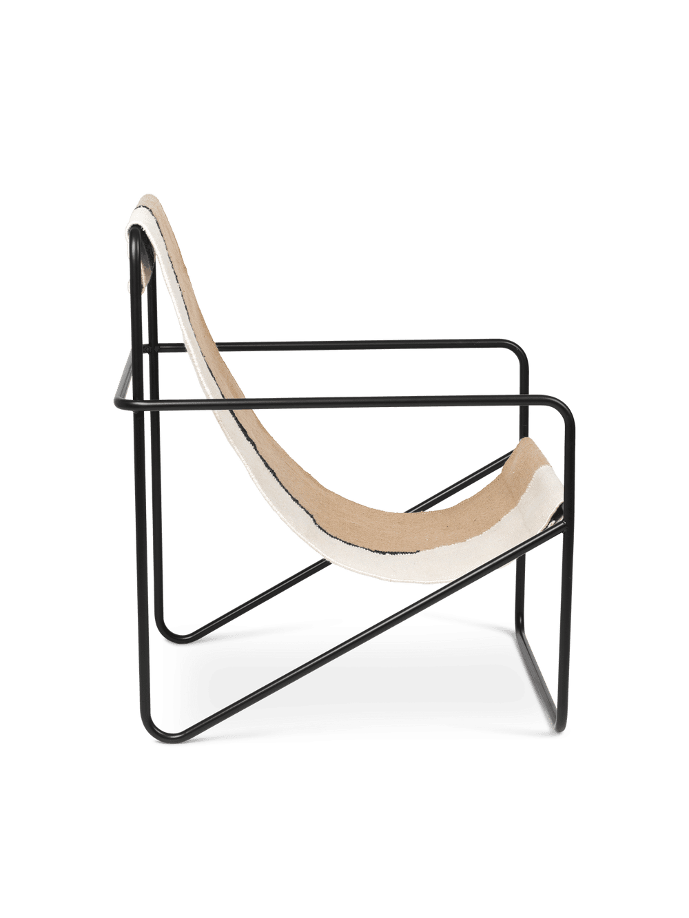 Ferm Living Desert Lounge Chair - Black - Soil — фото 5