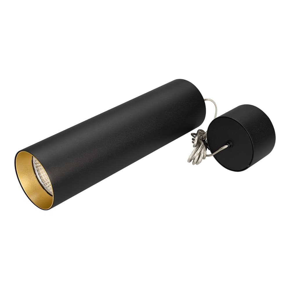 Светильник SP-POLO-HANG-LONG300-R85-15W Warm3000 (BK-GD, 40 deg) (Arlight, IP20 Металл, 3 года) 027412