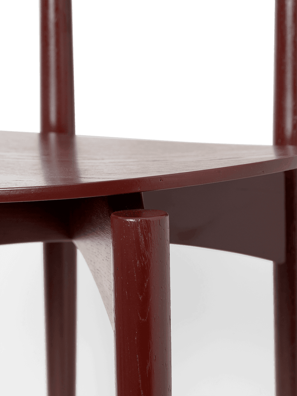 Ferm Living Herman Dining Chair - Wood - Red Brown — фото 5