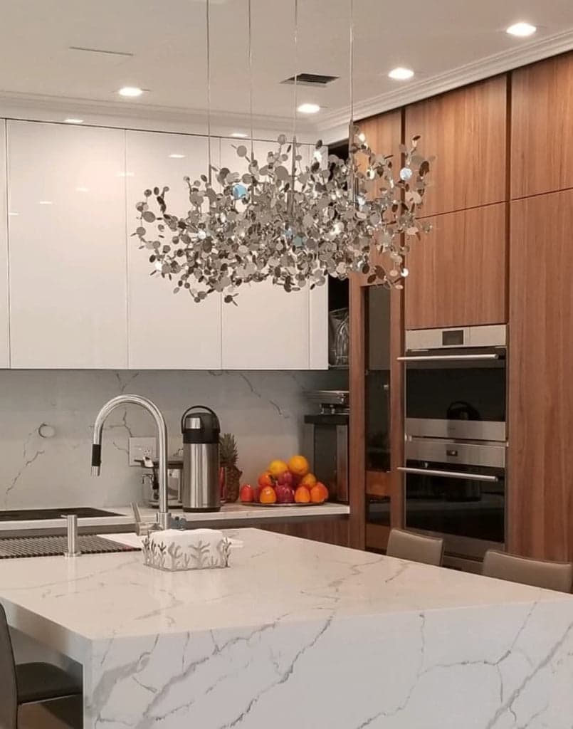 Terzani Argent 4 linear multi light pendant — фото 9