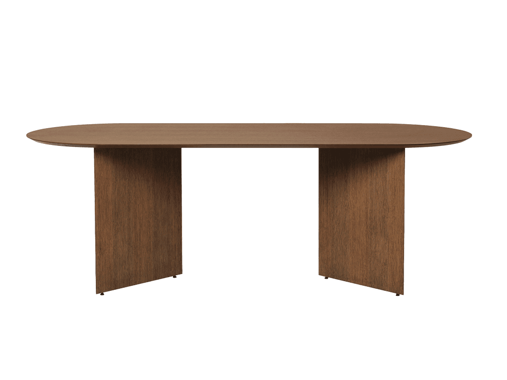 Ferm Living Mingle Table Top - Oval - Walnut Veneer — фото 2