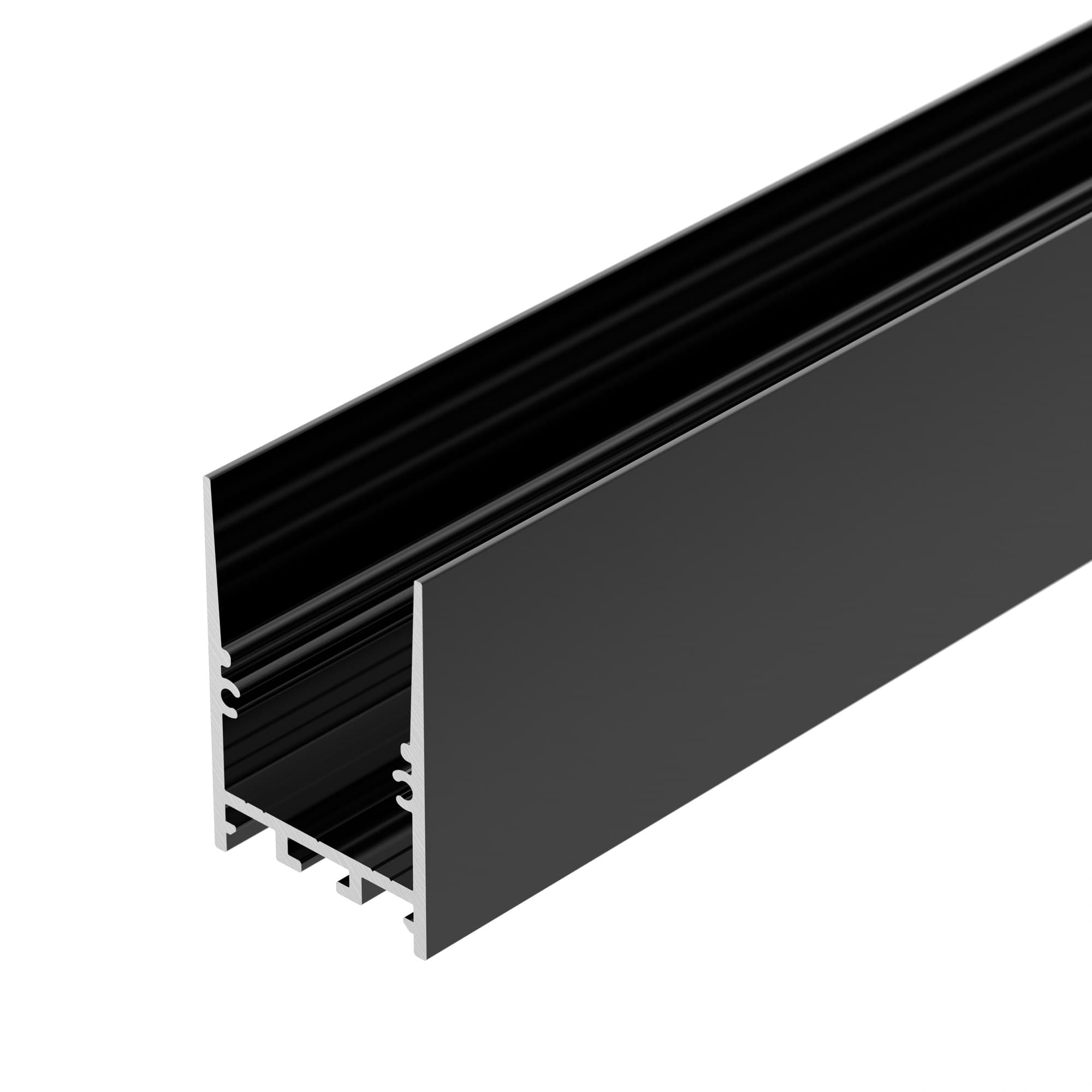 Профиль SL-COMFORT-3551-2000 ANOD BLACK (Arlight, Алюминий) 031730 — фото 2
