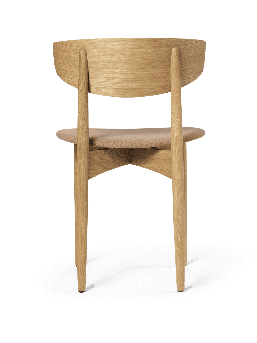 Ferm Living Herman Dining Chair - Upholstered Seat - Tonus - Oak/Tan — фото 5