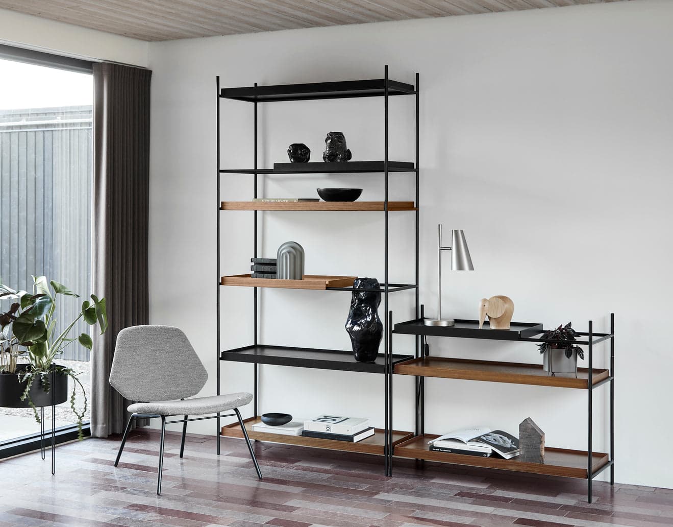 WOUD Tray Shelf (High) - Walnut - Style 20 — фото 4
