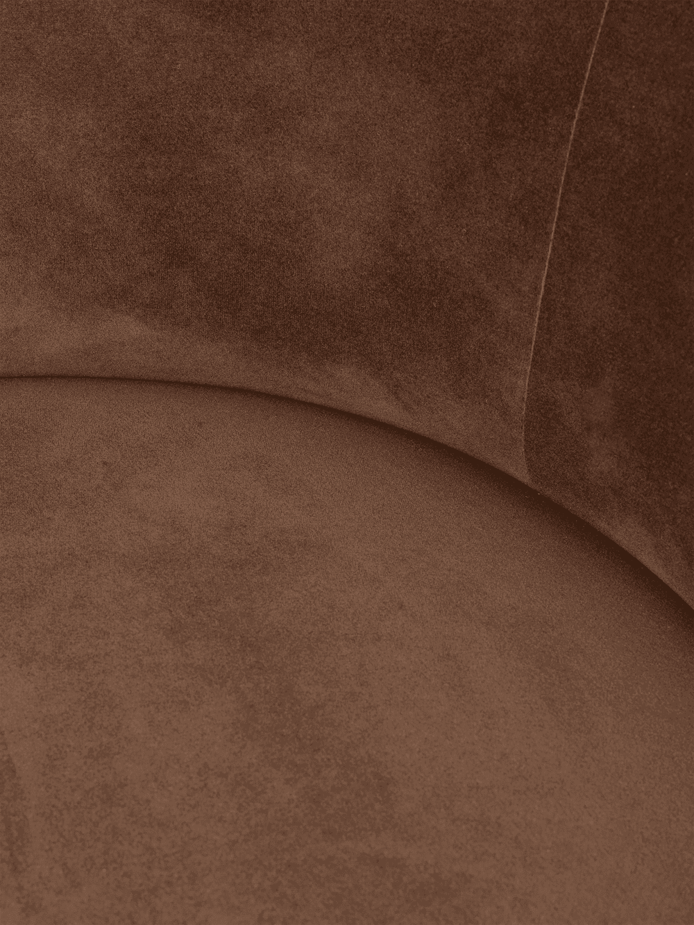Ferm Living Rico Lounge Chair - Swivel - Rich Velvet - Soft Brown — фото 3