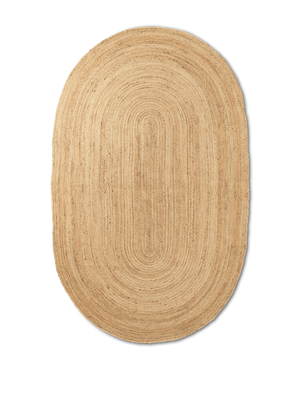 Ferm Living Eternal Oval Jute Rug - Natural — фото 2