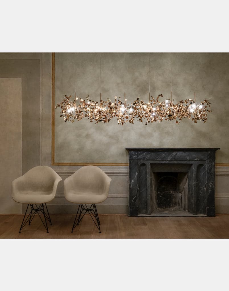 Terzani Argent 6 linear multi light pendant — фото 3