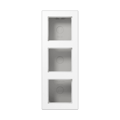 Jung Рамка для накладного монтажа, 3 пост, цвет белый, A CUBE, A5583BFAWW A5583BFAWW