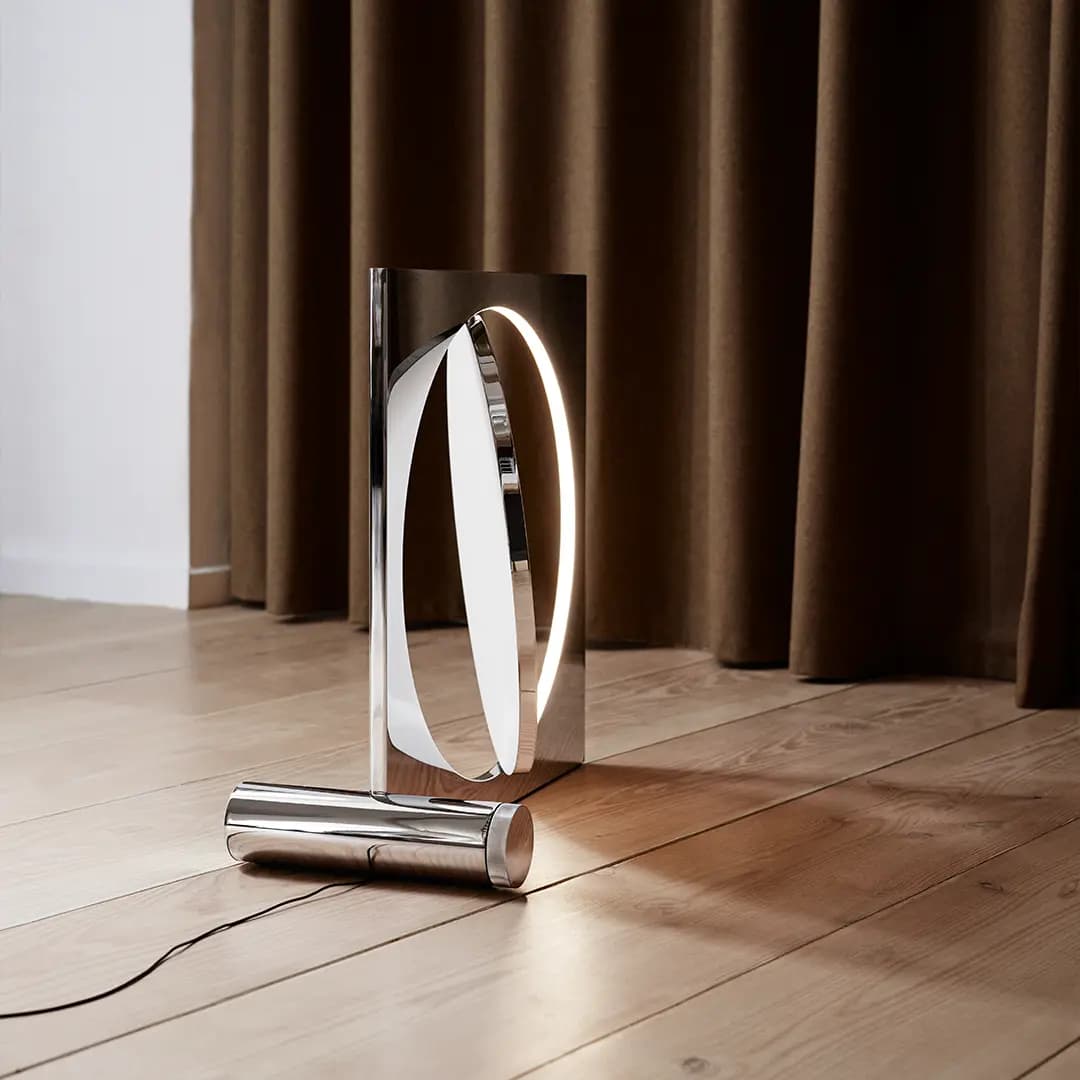 Louis Poulsen Moonsetter High lustre chrome/white 600x600 — фото 6