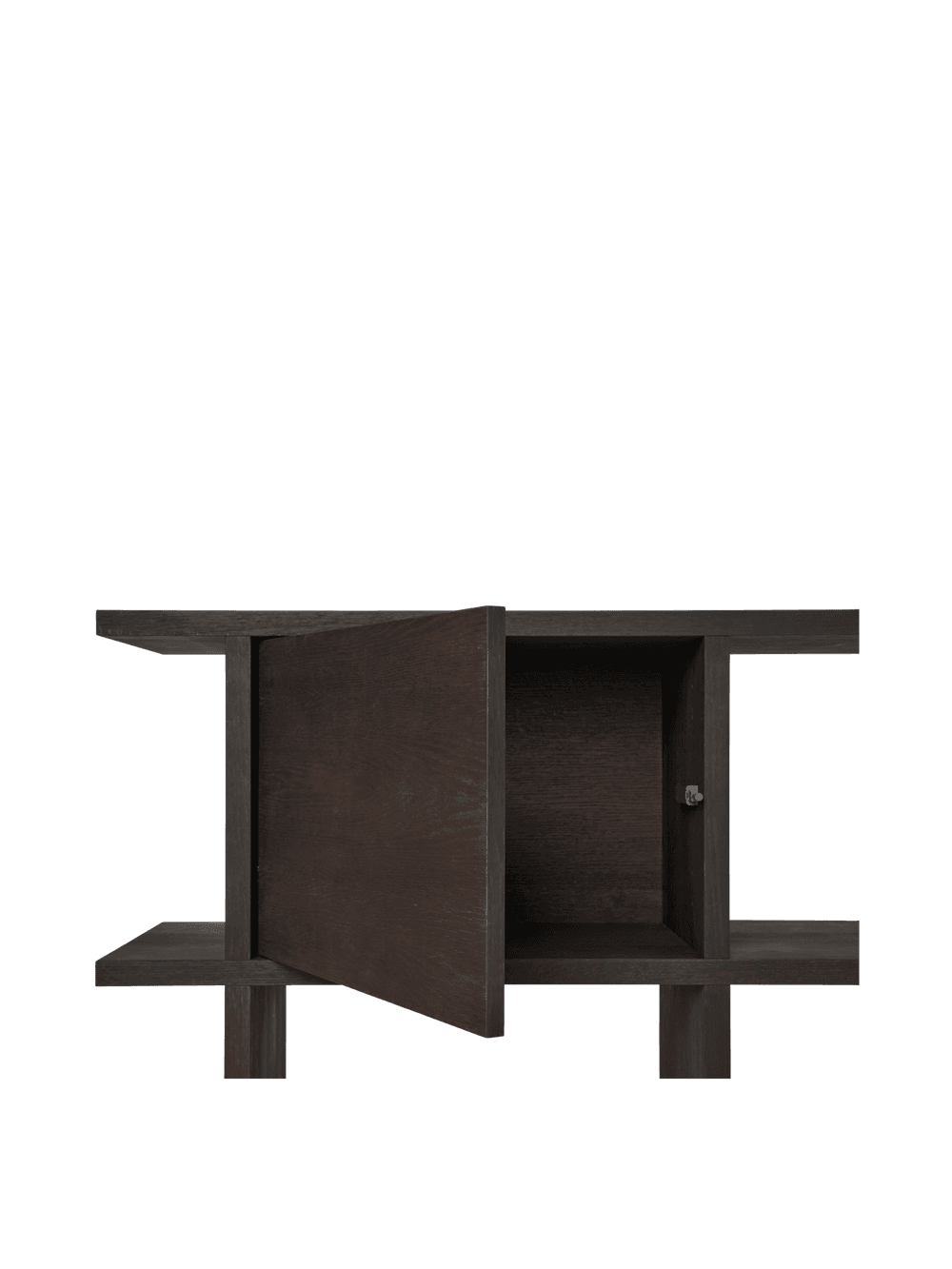 Ferm Living Kona Bookcase Cabinet Insert - Dark Stained Oak — фото 5