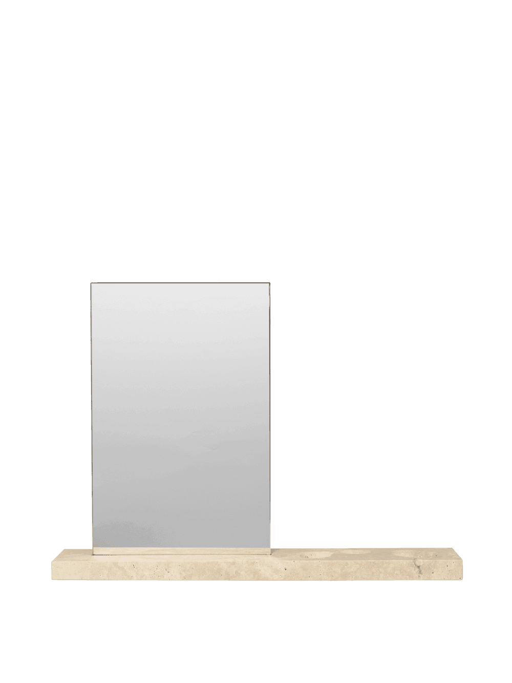 Ferm Living Caseta Table Mirror - Travertine — фото 2