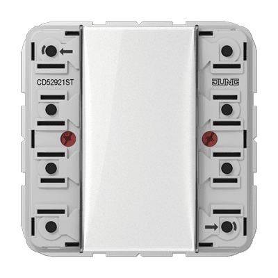 KNX кнопочный модуль универсальный 2гр, Jung CD52921ST
