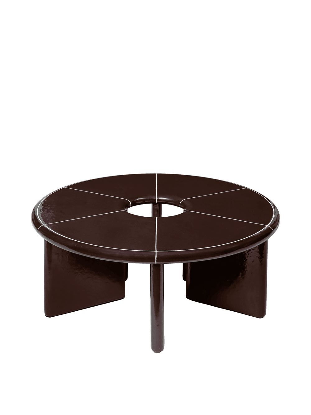 Ferm Living Deya Coffee Table - Chestnut Brown — фото 4