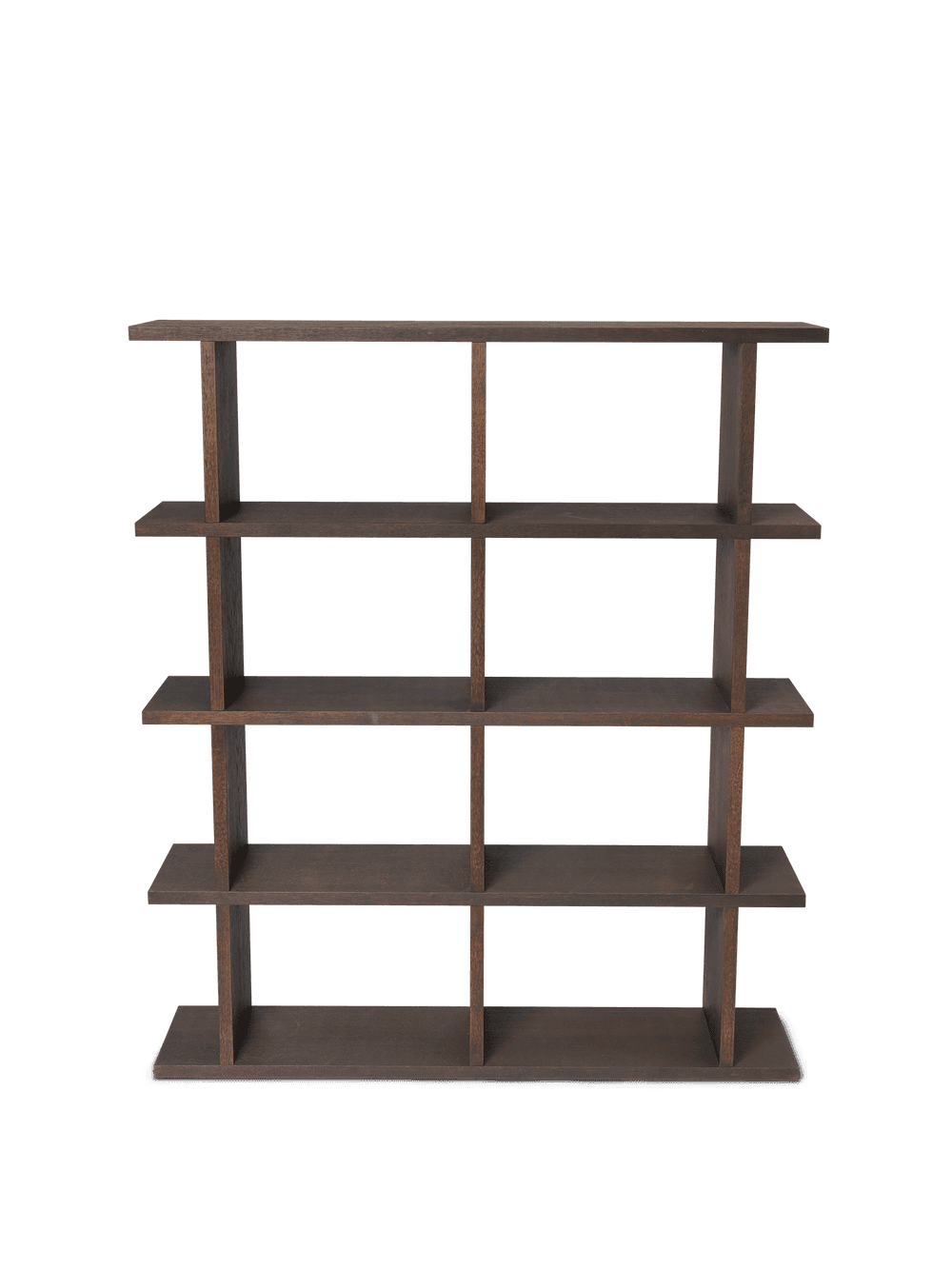 Ferm Living Kona Bookcase - 2x4 - Dark Stained Oak — фото 2