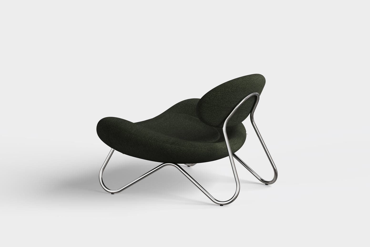WOUD Meadow lounge chair - Pine/Chrome — фото 4