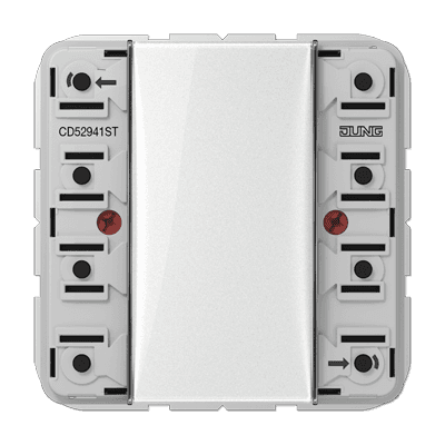 KNX кнопочный модуль универсальный 4гр, Jung CD52941ST