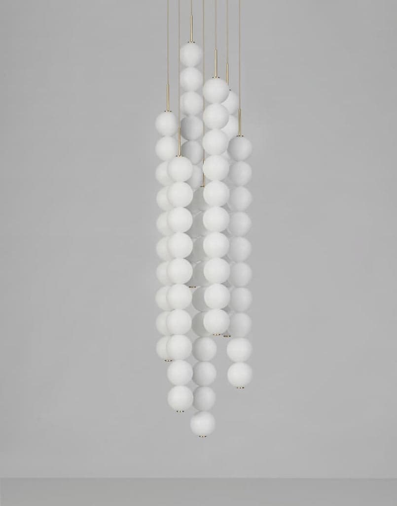 Terzani Abacus 7 round multi light pendant — фото 4