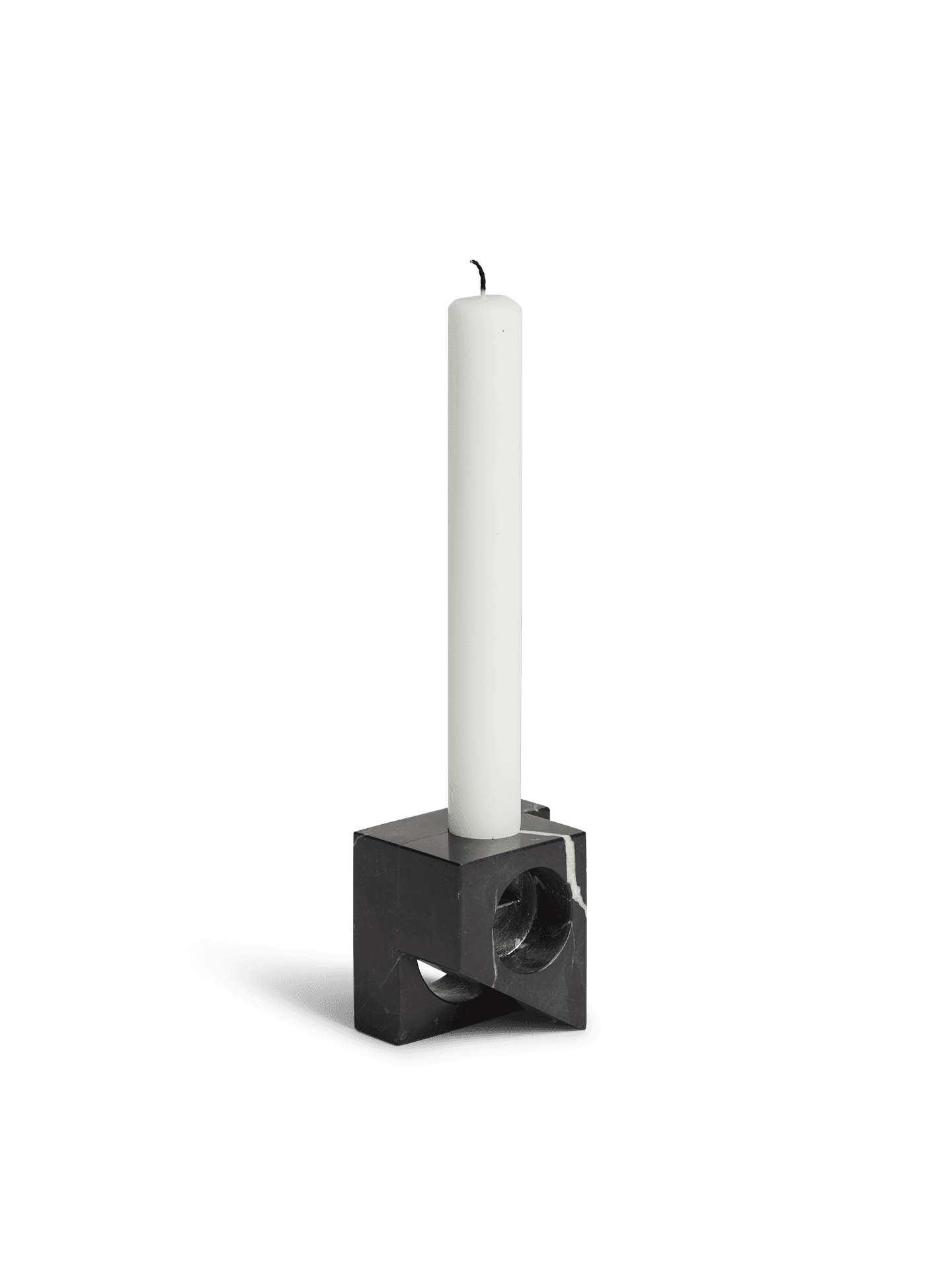WOUD Jeu de dés 2 candle holder - Black — фото 3