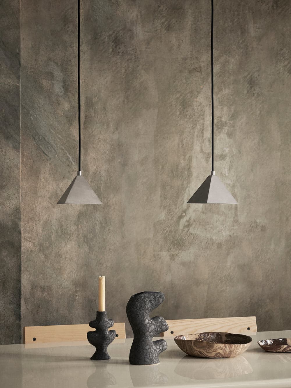 Ferm Living Kare Pendant - Tumbled Stainless Steel — фото 3