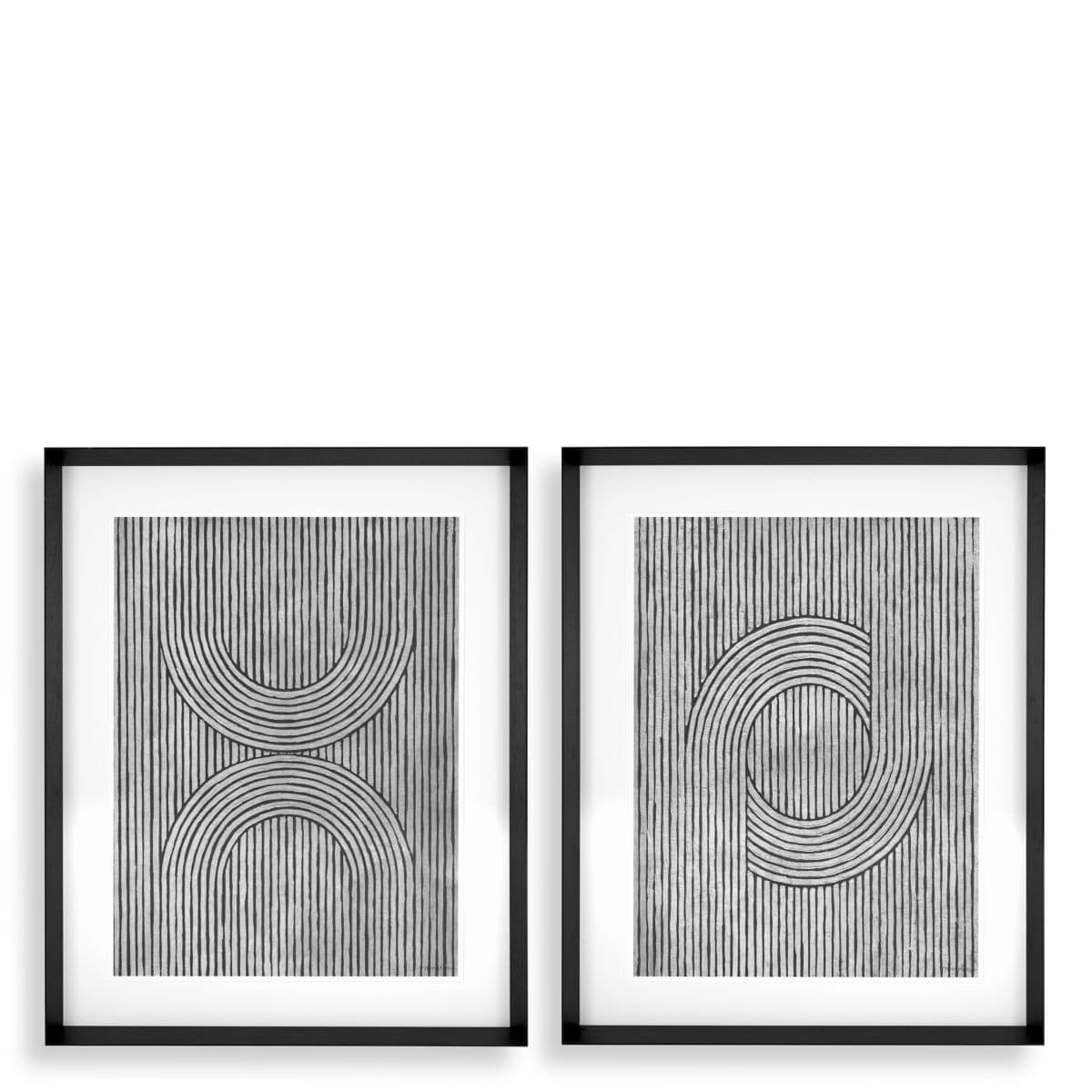 Eichholtz Print Cedar grooves set of 2