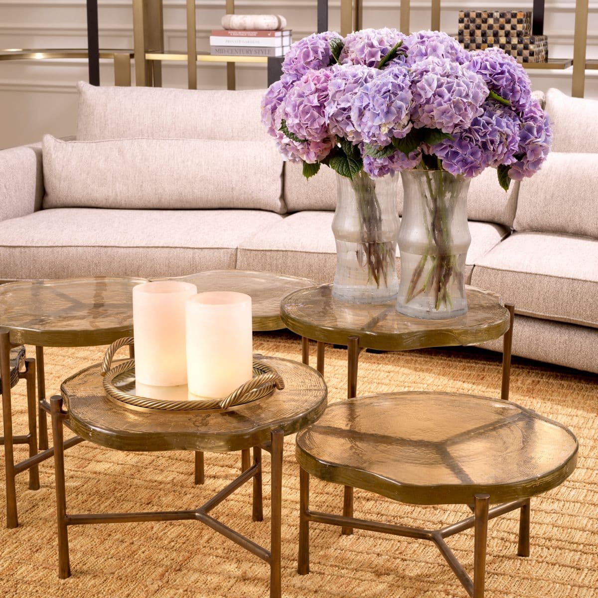 Eichholtz Coffee Table Baldovini set of 3 — фото 2