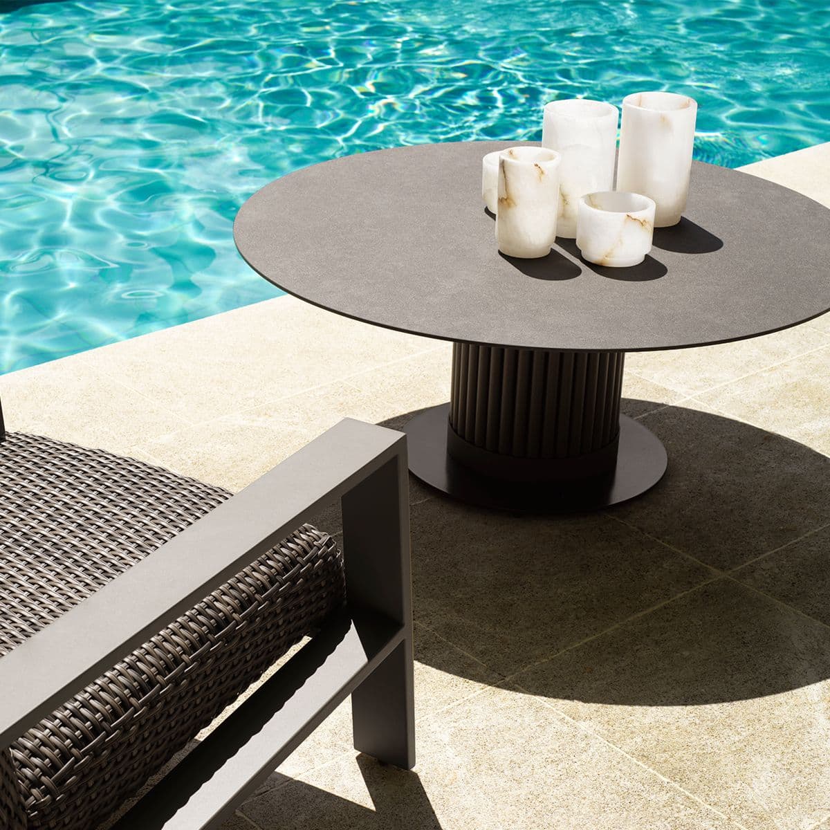 Eichholtz Outdoor Coffee Table Volterra Round — фото 2