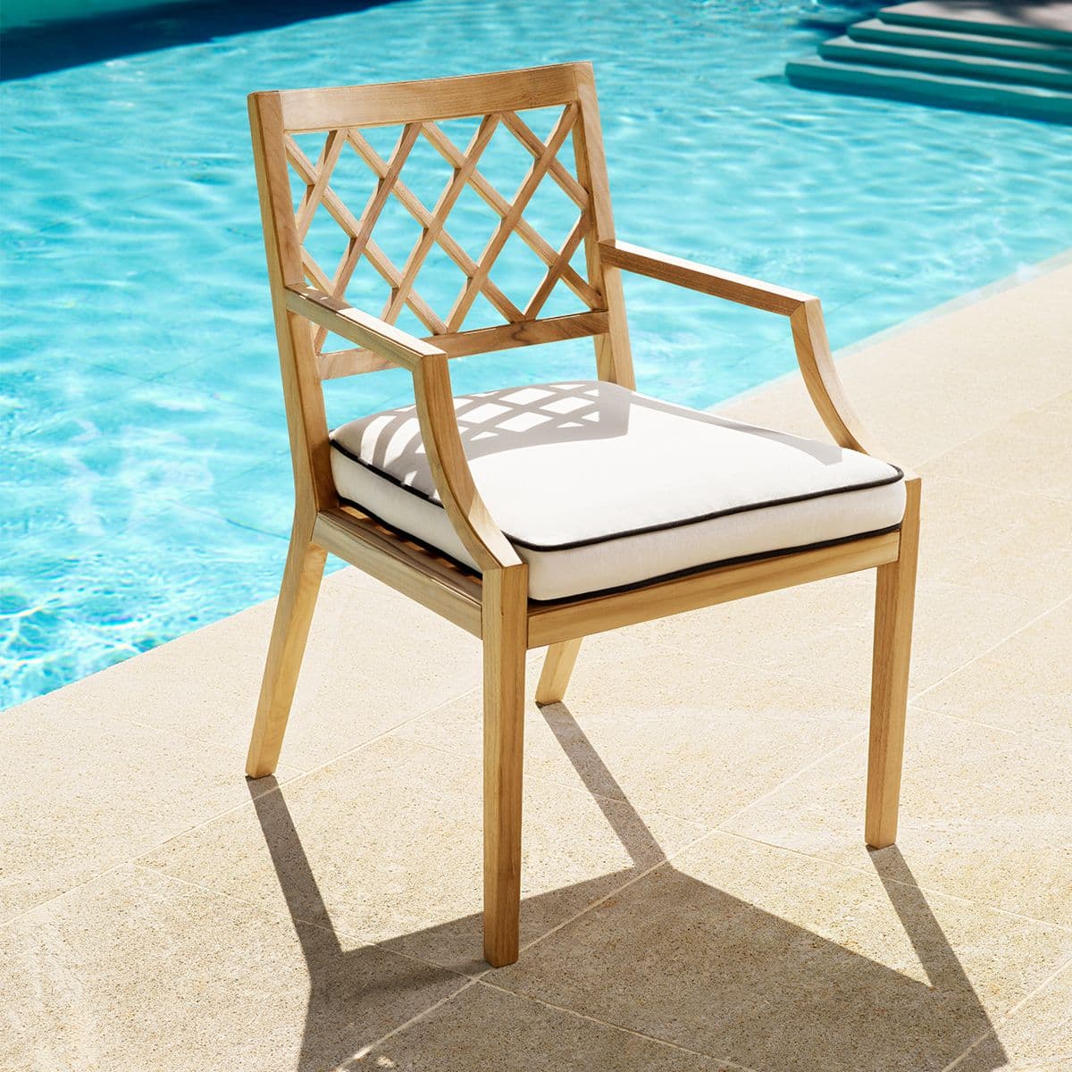 Eichholtz Outdoor Dining Chair Paladium with arm — фото 2