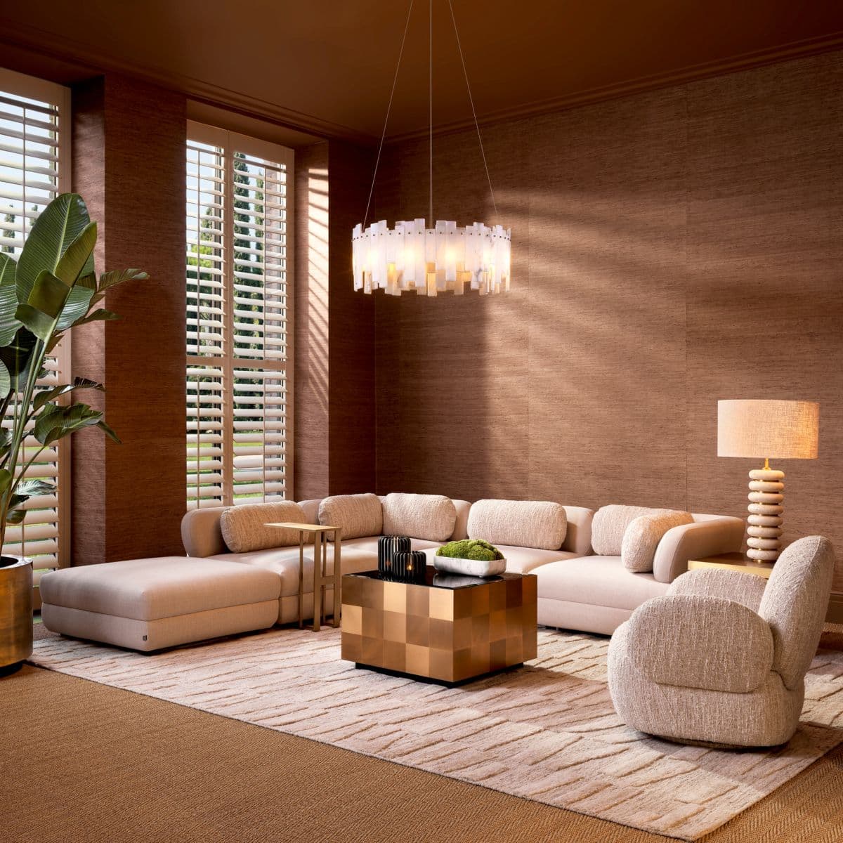 Eichholtz Modular Sofa Paulo - Ottoman — фото 2