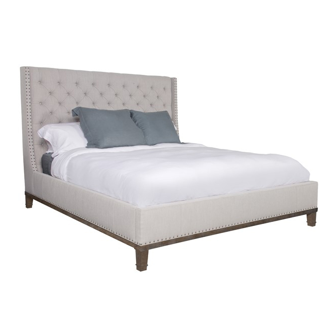 Vanguard Furniture Двуспальная кровать Vanguard Furniture Cleo King Bed Tannery & Loom Program
