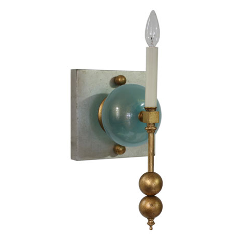 Louise Gaskill Бра Louise Gaskill Blue Murano Glass Sconce
